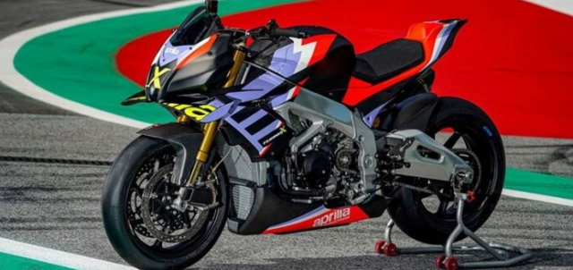 Aprilia tuono v4 x ra mắt với công suất 221 mã lực