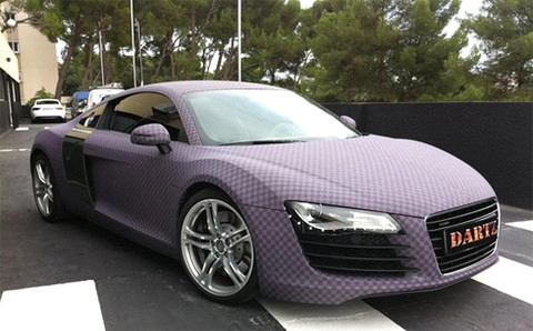  audi r8 độ da bàn cờ 