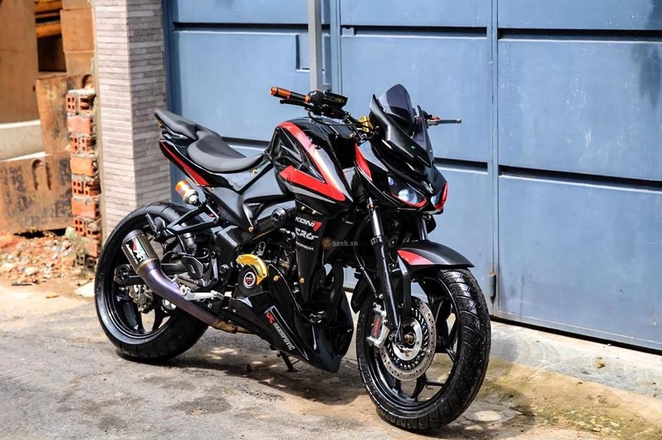 Bajaj pulsar 200ns độ chất với phong cách z1000 hầm hố