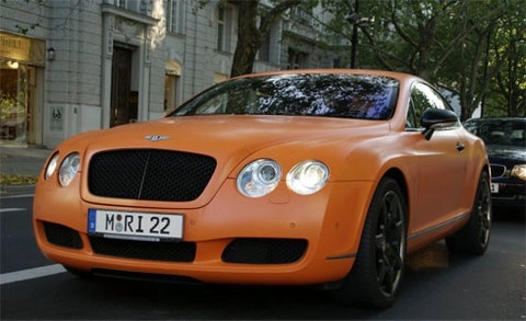  bentley continental gt màu độc 