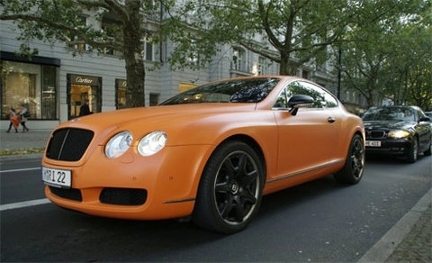  bentley continental gt màu độc 