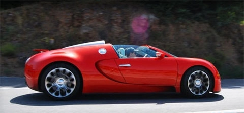  bugatti veyron 164 grand sport đỏ rực 