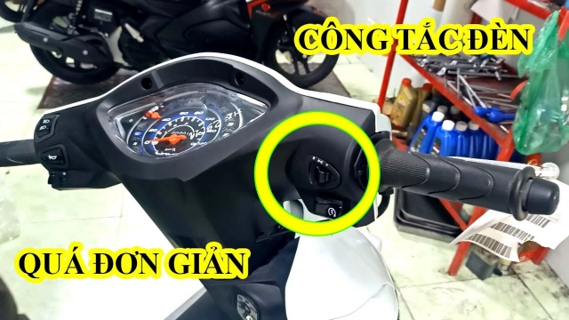 Cách tắt đèn xe thẩm mỹ nhất dành cho xe honda thế hệ mới