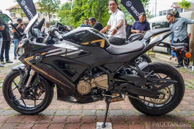 Chi tiết mforce qjmotor 250 rs 250 rr wmoto 250 rr ra mắt tại malaysia