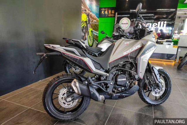 Chi tiết moto morini x-cape 650 vừa ra mắt tại malaysia