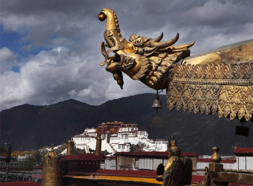 Cung điện potala trong băng giá