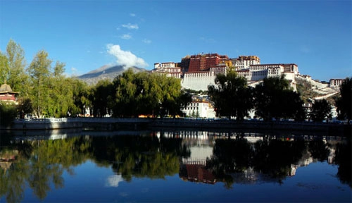 Cung điện potala trong băng giá