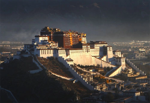 Cung điện potala trong băng giá