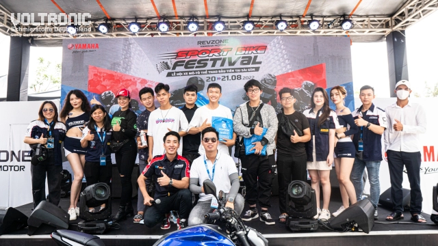 Dàn siêu phẩm chăm sóc xế cưng của hãng voltronic có mặt tại sport bike festival