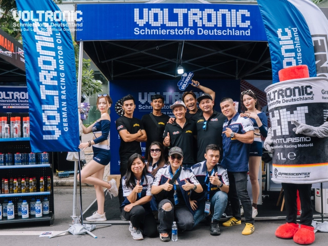 Dàn siêu phẩm chăm sóc xế cưng của hãng voltronic có mặt tại sport bike festival