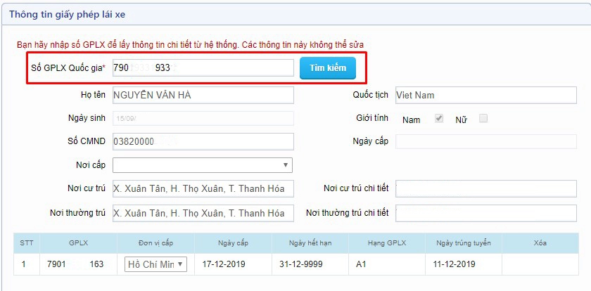 Đổi bằng lái online tại nhà với thời gian chưa tới 5 phút