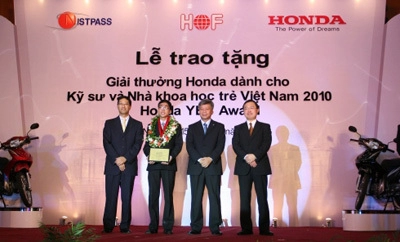  giải thưởng honda yes award 2010 