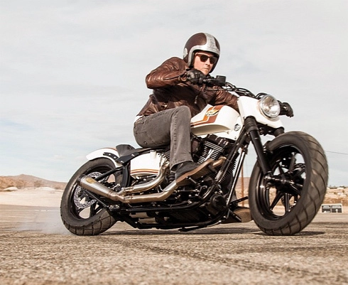  harley davidson độ phong cách mạo hiểm 