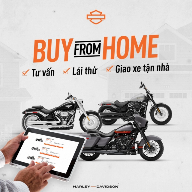 Harley-davidson giới thiệu phương pháp mua xe tại nhà có 1 0 2 cùng nhiều ưu đãi hot tháng 4