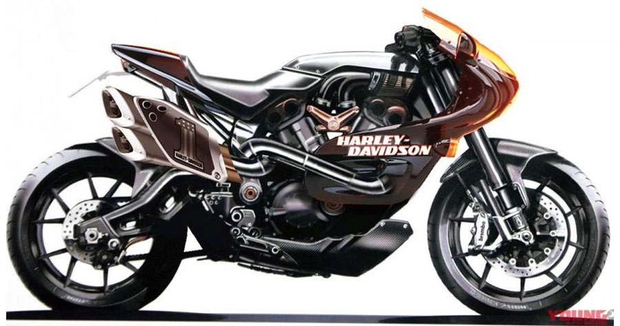 Harley-davidson phong cách sportbike trang bị động cơ v-twin chuẩn bị ra mắt