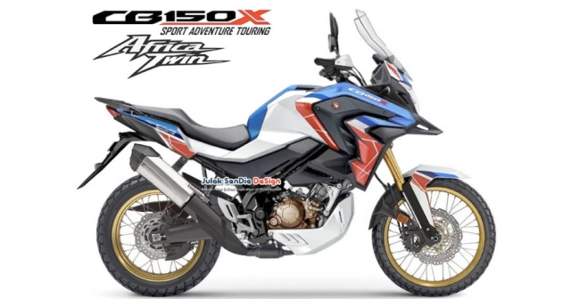 Hé lộ hình ảnh render honda cb150x sport adventure hoàn toàn mới