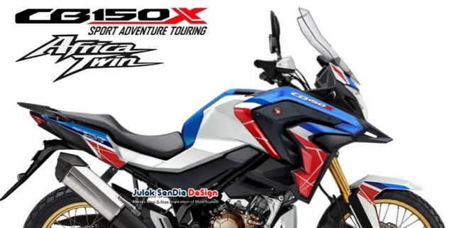 Hé lộ hình ảnh render honda cb150x sport adventure hoàn toàn mới