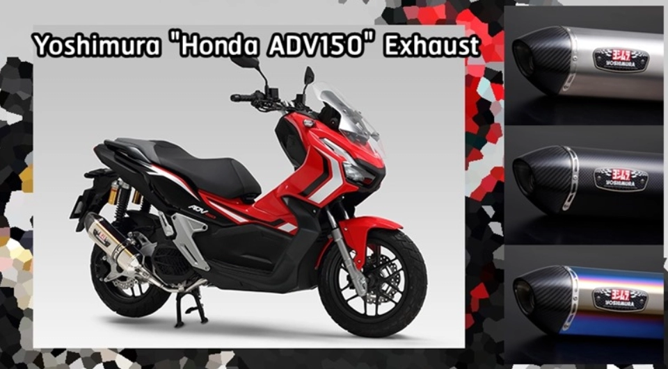 Honda adv 150 lộ diện phiên bản ống xả yoshimura tăng mã lực