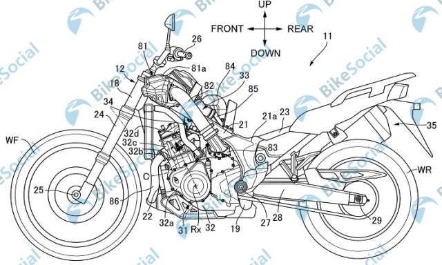 Honda africa twin trang bị supercharged đang được phát triển