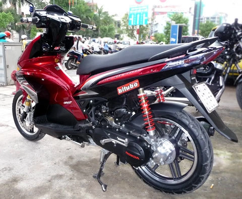  honda airblade lên đời ở sài gòn 