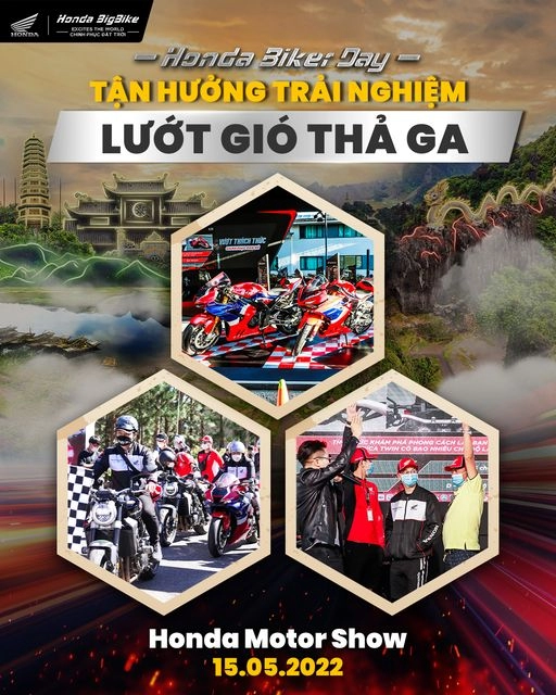 Honda biker day 2022 - đại náo ninh bình với sự quy tụ của hàng trăm xe mô tô honda