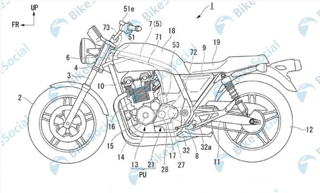 Honda cb1100ex 2021 sẽ được trang bị hộp số bán tự động 