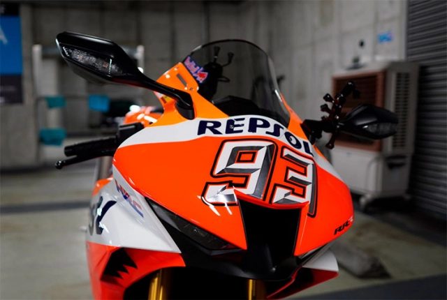 Honda cbr1000 rr-r sp 2020 độ phong cách marc marquez replica