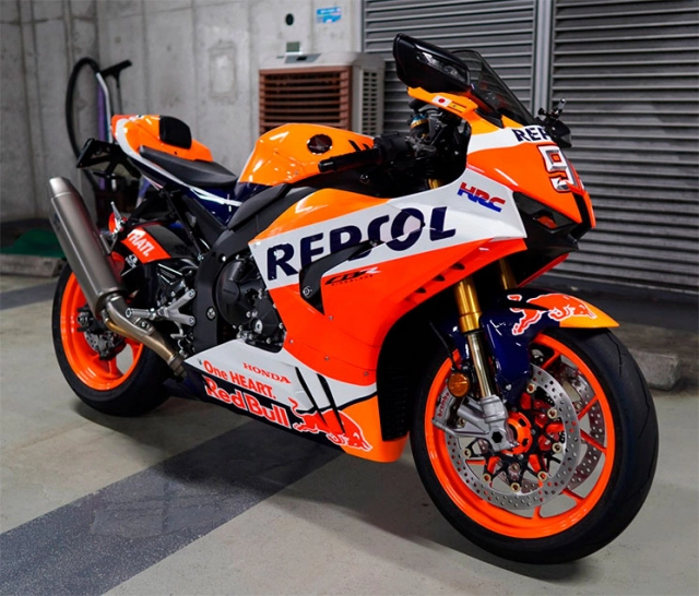 Honda cbr1000 rr-r sp 2020 độ phong cách marc marquez replica