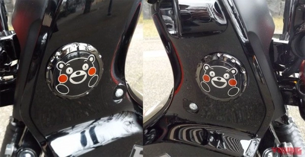 Honda cross cub 50110 phiên ban kumamon vơi bi ân phia sau đây y nghia