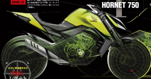 Honda hornet 750 sắp ra mắt sẽ sử dụng động cơ mới chưa từng có trước đây