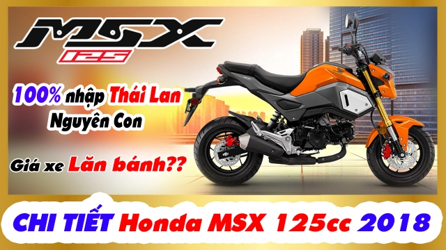 Honda msx ra mắt đã lâu nhưng chưa hết hot