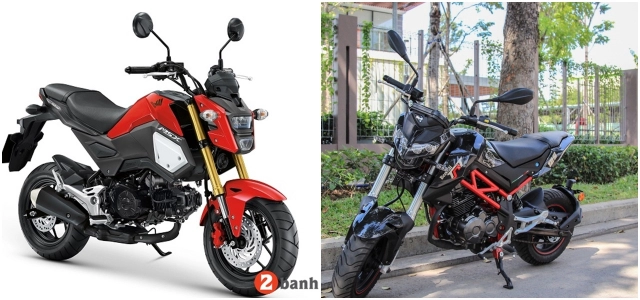 Honda msx và benelli tnt 125 chiếc xe nào là chiếc mini bike bạn thích