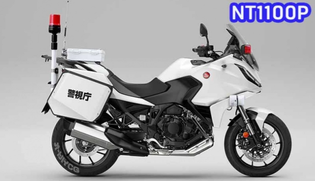 Honda nt1100p trở thành xe cảnh sát thay thế cho cb1300p sau khi dừng sản xuất tại nhật