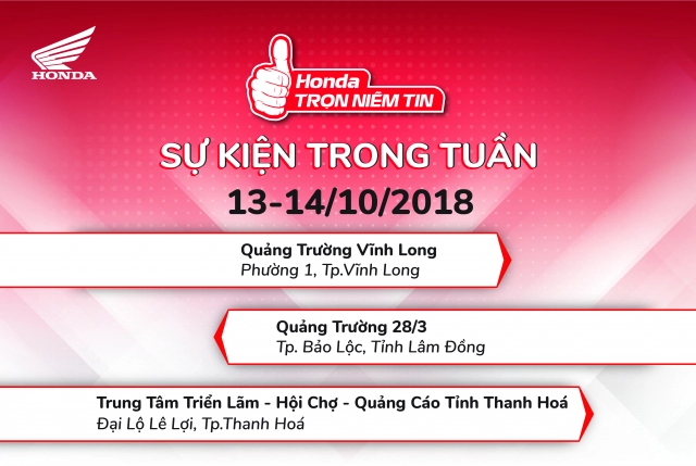 Honda việt nam khởi động chương trình honda - trọn niềm tin 2018