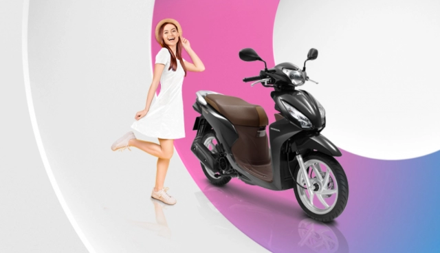 Honda vision 2019 bổ sung sắc màu mới với giá chỉ từ 30 triệu đồng