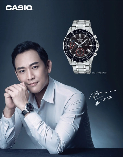  hứa vĩ văn làm đại sứ thương hiệu đồng hồ casio ediffice 