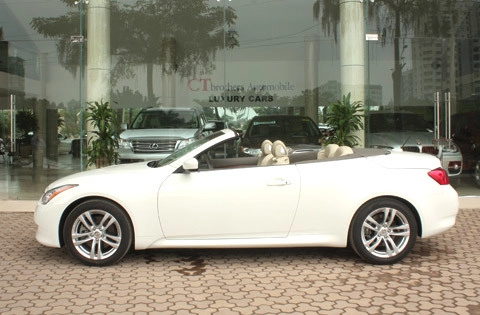  infiniti g37 mui trần đầu tiên đến việt nam 