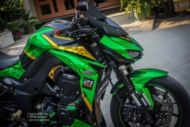 Kawasaki z1000 độ khoác áo mới đẹp hơn ngọc trinh