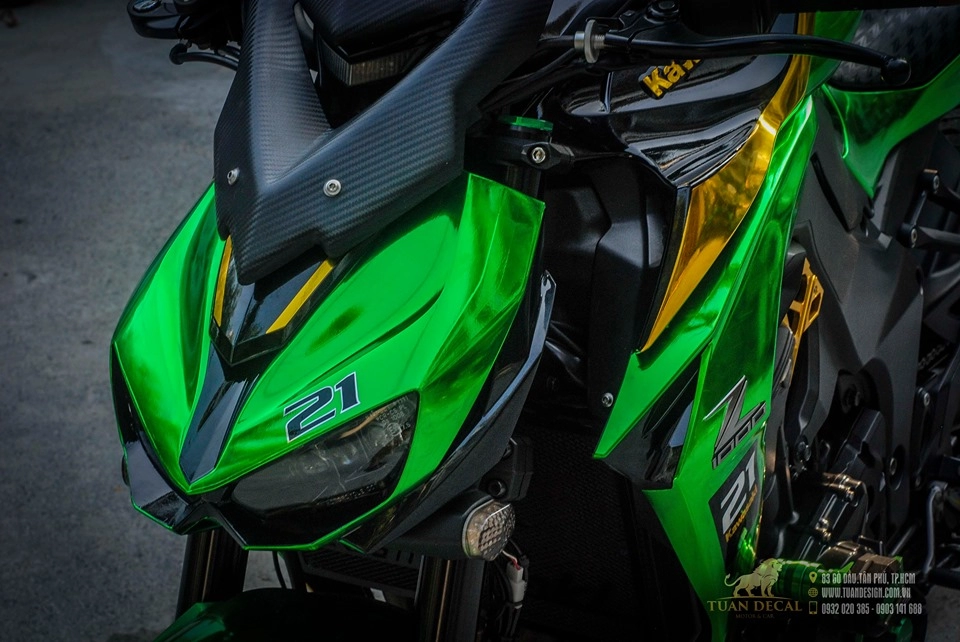 Kawasaki z1000 độ khoác áo mới đẹp hơn ngọc trinh