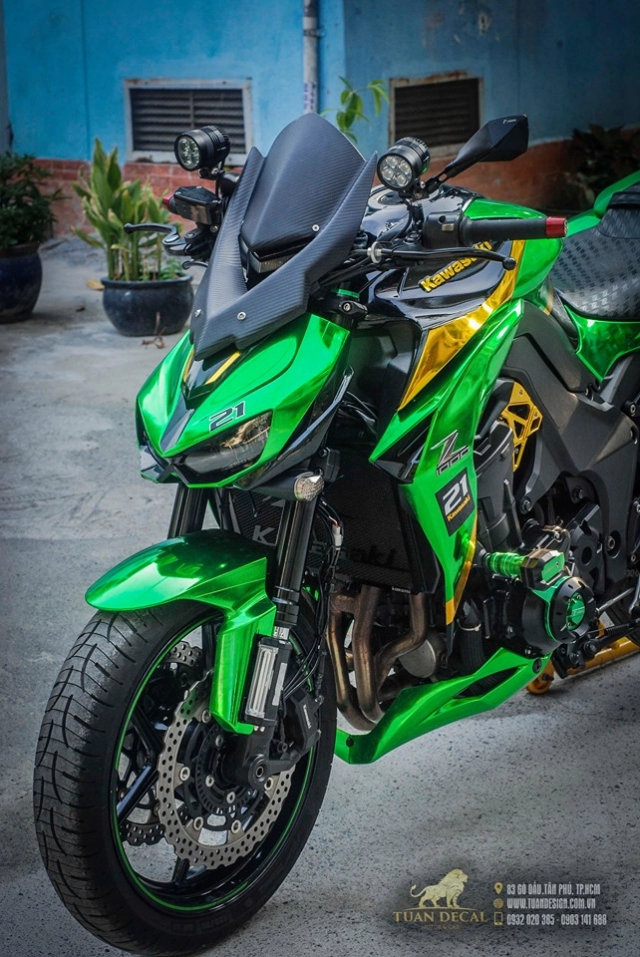 Kawasaki z1000 độ khoác áo mới đẹp hơn ngọc trinh