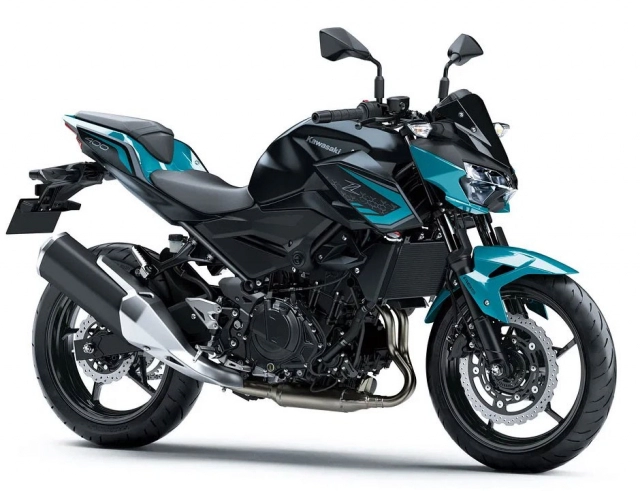 Kawasaki z400 2021 xuất hiện với bản màu lạ mắt