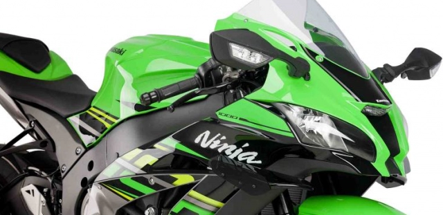Kawasaki zx-10rr 2021 sẽ đi kèm với cánh gió và tăng công suất động cơ