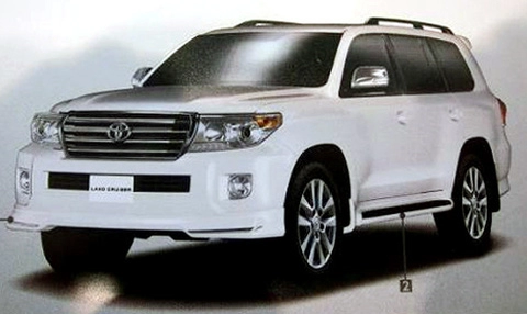  lộ ảnh toyota land cruiser đời mới 