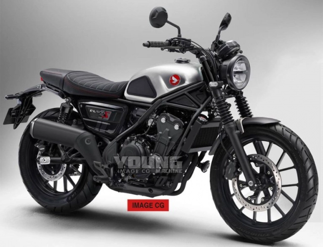 Lộ diện hình ảnh render của cl500 scrambler