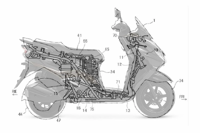 Lộ diện suzuki burgman trang bị động cơ điện đang được thử nghiệm