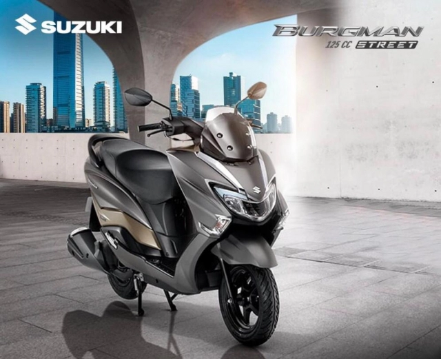 Lộ diện suzuki burgman trang bị động cơ điện đang được thử nghiệm