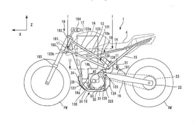 Lộ thêm chi tiết bằng sáng chế động cơ điện của honda