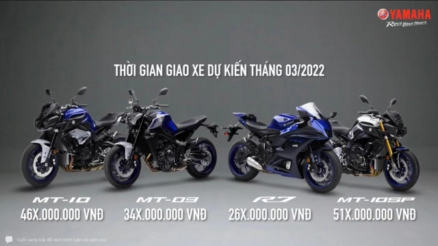 Mạng lưới xe phân khối lớn revzone yamaha motor ra mắt tại vn cùng 4 mẫu xe hoàn toàn mới