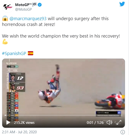 Marc marquez trở lại cuộc đua motogp vào cuối tuần này