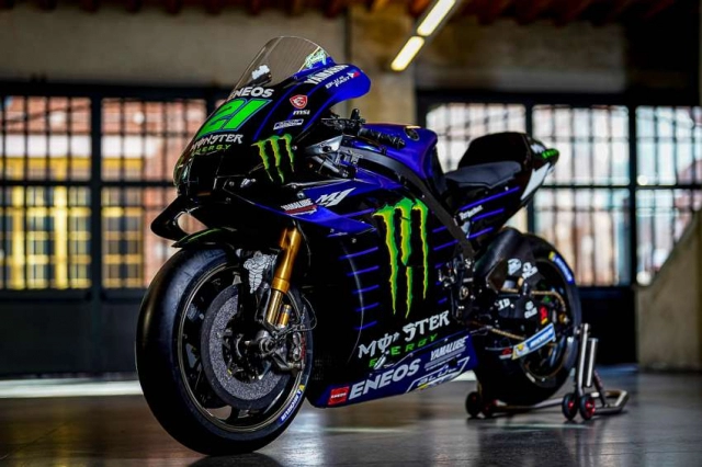 Monster energy yamaha motogp 2022 ra mắt màu sắc mới